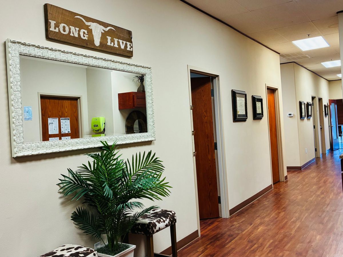 Hallway to the exam rooms
